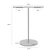 Headset Holder Headphone Stand Aluminum Alloy Vertical Stand Desktop Headphone Hanger Game Table Accessories Headset Stand/Rack Headset Stand Headphone Holder (Color : Gold) view 2
