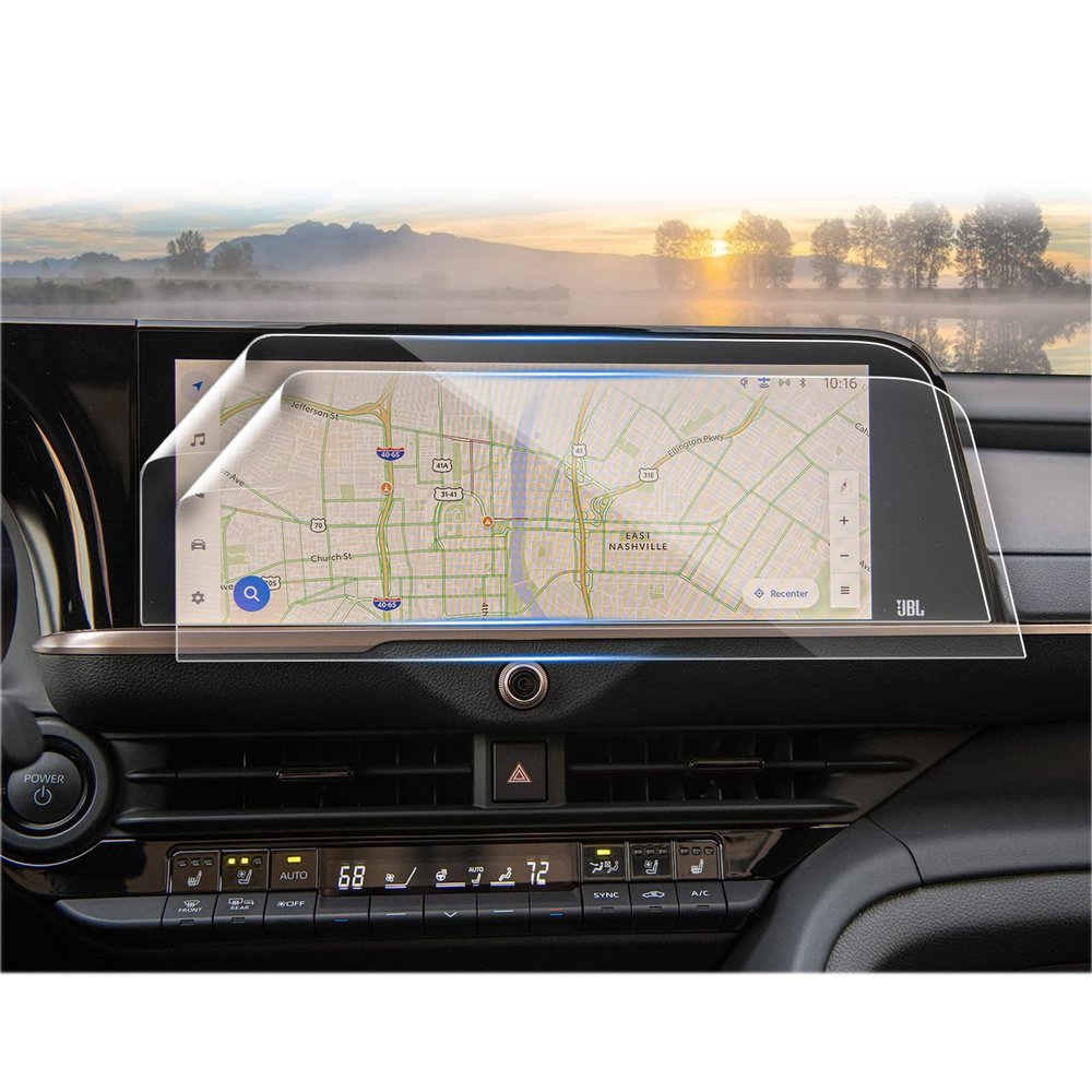 2023-2025 Toyota Crown (2PCS) Screen Protector - 12.3" Nano Foils for Touchscreen Display - XLE/Limited/Platinum/Nightshade Accessories