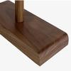 Headset Holder Headphone Stand Dual Headphones Stand for Desk Beech and Walnut Gaming Headsets Holder Hanger Creative Display Headset Hanger Headset Stand Headphone Holder (Color : Walnut) view 4