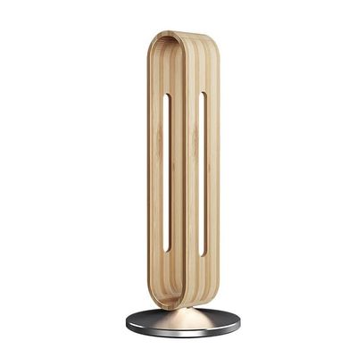 Headset Holder Headphone Stand Bamboo Wood Aluminum Headphone Stand Gaming Headset Earphone Rack Holder Headsets Storage Accessories Headset Stand Headphone Holder (Color : Silver)