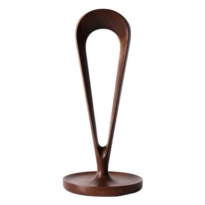 Headset Holder Headphone Stand Textured Wooden Headphone Stand Solid Wood Headset Holder Storage for All Headphones Headset Stand Headphone Holder (Color : Walunt, Size : 12 * 26.5cm)