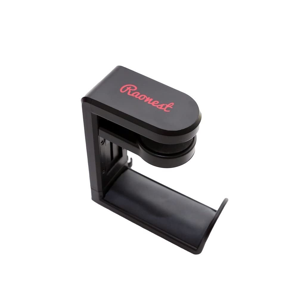 Raonest Headphone Stand Hanger Holder Gaming PC Accessories Headset Stand Under Desk Hook Mount Built
