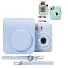 Aenllosi Hard Clear Case for Fujifilm Instax Mini 12 and PU Case for Instax mini 12/11 view 1