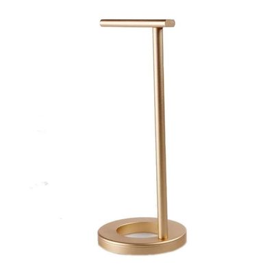 Headset Holder Headphone Stand Aluminium Alloy Headphone Stand Hanger with Anti-Slip Base Metal Headphone Holder Bracket Headset Holder Headset Stand Headset Stand Headphone Holder (Color : Gold)
