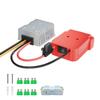 18V to 12V Step Down Converter Aadpter Compatible with Milwaukee M18 Batteries, DC 12 Voltage Battery Power Adapter, 20A 240W Buck Converter Regulator,with Over Discharge Protection, Switch and Fuse. view 1