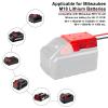 18V to 12V Step Down Converter Aadpter Compatible with Milwaukee M18 Batteries, DC 12 Voltage Battery Power Adapter, 20A 240W Buck Converter Regulator,with Over Discharge Protection, Switch and Fuse. view 4