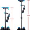 YLG S60T Carbon Fiber Handheld DSLR Camera Stabilizer, Blue (YLG S60T Blue) view 2