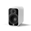 Q Acoustics 5010 Compact Bookshelf Speakers Pair Satin White - 4.5" Mid/Bass Driver, 1" Tweeter - Stereo System for Home Theater Entertainment Center, Surround Sound TV/Record Player view 1