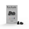 Flare Earshade Replacement Tips - Block Sound  Reusable Memory Foam Replacement Tips for Earshade and Earshade Pro - Black view 2