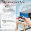 1.850MHz 200W Shortwave Auto Antenna Tuner, 1015VDC Automatic Antenna Tuner Metal Housing PIC Chip LED Display Micro Antenna Tuner view 4
