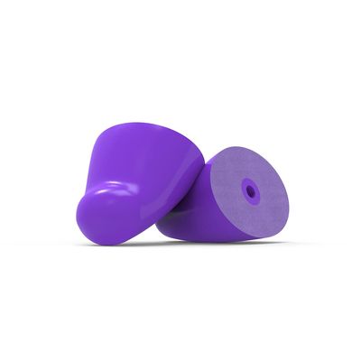 Flare Earshade Replacement Tips - Block Sound Reusable Memory Foam Replacement Tips for Earshade and Earshade Pro - Violet