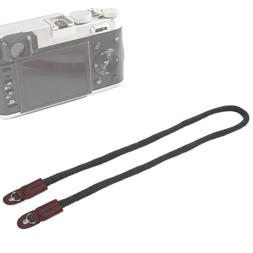 Cotton Rope Camera Shoulder Neck Strap Belt for DSLR, Camera Strap for Travel & Climbing (Green)
