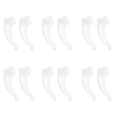 COHEALI 20pairs Transparent Silicone Eyeglass -skid Ear Pads Comfortable - Ear Grips for during Sports and Exercise Silicone Temple Tips