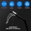 COHEALI 20pairs Transparent Silicone Eyeglass -skid Ear Pads Comfortable - Ear Grips for during Sports and Exercise Silicone Temple Tips view 2