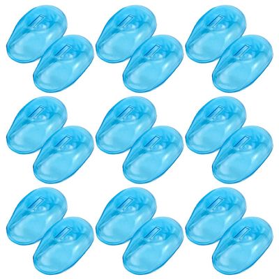 Mobestech 10pairs Hair Dye Earmuffs Silicone Ear Protectors for Hair Coloring Washing and Salon Use Ear for Noise Reduction