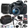 Canon EOS Rebel T7 DSLR Camera w/EF-S 18-55mm F/3.5-5.6 Zoom Lens + 64GB Memory + Case+ Steady Grip Pod + Filters + Remote + 2X Batteries + More (30pc Bundle) (Renewed) view 1