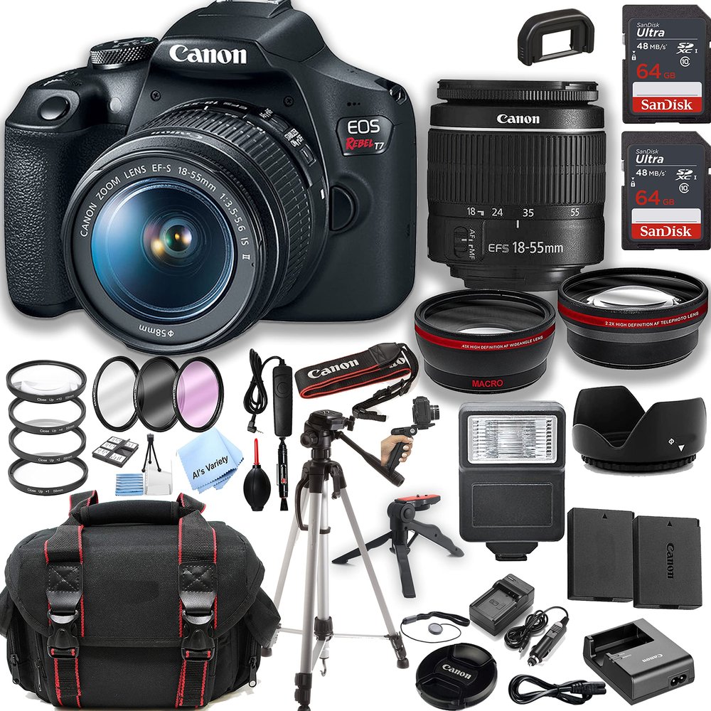 Canon Canon EOS Rebel T7 (EOS 2000D), Rebel T7 Dslr Camera Systems