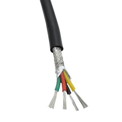 1PC Silicone Shielded Sheathed Cable Wire 22/20 /18/17 /15/13 /11/9 Awg and 2/3/ 4/5 /6/8 Core Anti-Interference Soft Signal Wire Power Cable (Size : 6 cores 5meter, Color : 15 AWG 1.5MM)
