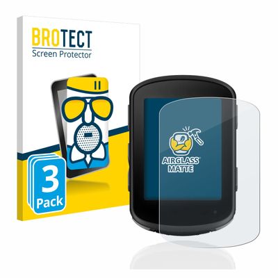 brotect Anti-Glare Glass Screen Protector Matte Compatible with Garmin Edge 840 (3 Pack) - Anti-Scratch 9H Protection Film