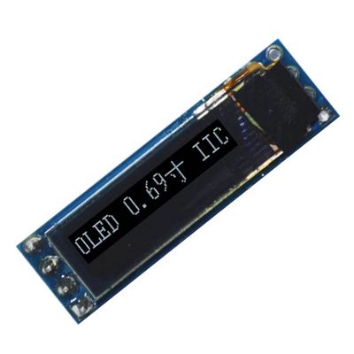0.69 inch OLED display module 4pin 96X16 dot matrix screen