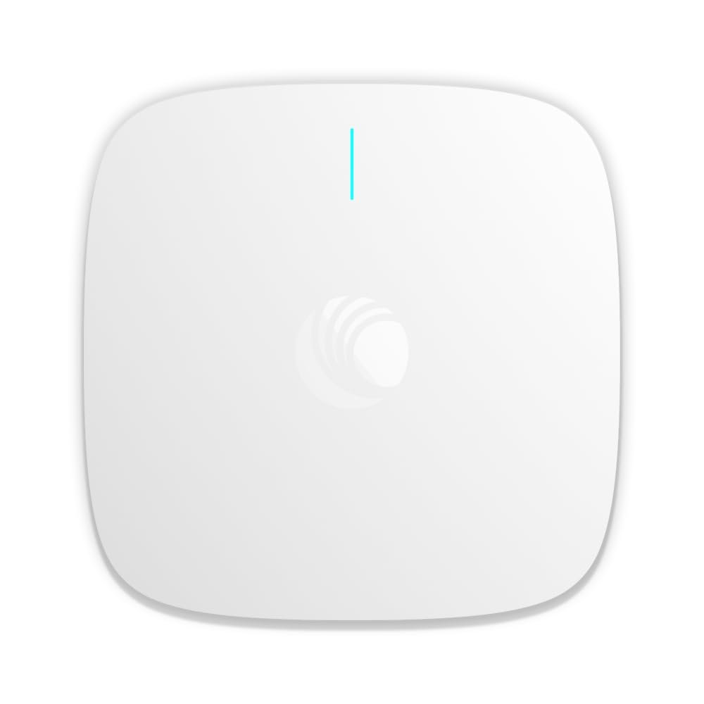 Cambium Networks XV2-2X Indoor Dual-Radio Wi-Fi 6 Access Point - 802.11ax 2x2 2.4GHz & 5GHz, Omnidirectional Antennas, 2.5 GbE Ethernet, Cloud MGMT, 1.77 Gbps Data Rate, Offices, Classrooms (CA)