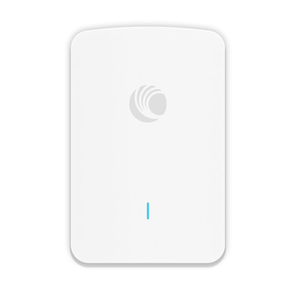 Cambium Networks XV2-22H Indoor Dual-Radio Wi-Fi 6 Wall Plate Access Point - 802.11ax 2x2 2.4GHz & 5GHz, Omnidirectional Antenna, 3 x 1 GbE Ethernet, Cloud MGMT, BLE/Zigbee, Hotel, Apt, Offices (CA)