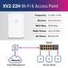 Cambium Networks XV2-22H Indoor Dual-Radio Wi-Fi 6 Wall Plate Access Point - 802.11ax 2x2 2.4GHz & 5GHz, Omnidirectional Antenna, 3 x 1 GbE Ethernet, Cloud MGMT, BLE/Zigbee, Hotel, Apt, Offices (CA) view 2