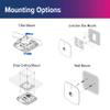 Cambium Networks XV2-22H Indoor Dual-Radio Wi-Fi 6 Wall Plate Access Point - 802.11ax 2x2 2.4GHz & 5GHz, Omnidirectional Antenna, 3 x 1 GbE Ethernet, Cloud MGMT, BLE/Zigbee, Hotel, Apt, Offices (CA) view 3
