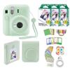 Fujifilm Instax Mini 12 Instant Camera + 60 Photo Prints + Quality Photo Value Bundle, Case, Decoration Stickers, Frames, Photo Album, (Mint Green) view 1
