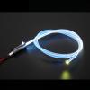 EVESOAR 10ft Super Bright MMA Side Glow Plastic Optic Fiber with USB LED Aluminum Illuminator Light Source Plastic Optic Fiber Light Kit (ice Blue 12v) view 1