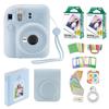 Fujifilm Instax Mini 12 Instant Camera + 40 Photo Prints + Quality Photo Value Bundle, Case, Decoration Stickers, Frames, Photo Album, (Pastel Blue) view 1