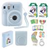 Fujifilm Instax Mini 12 Instant Camera + 40 Photo Prints + Quality Photo Value Bundle, Case, Decoration Stickers, Frames, Photo Album, (Pastel Blue) view 2