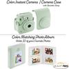 Fujifilm Instax Mini 12 Instant Camera with Case, 20 Fujifilm Prints, Decoration Stickers, Frames, Photo Album and More Accessories (Mint Green) view 4
