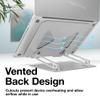 BoxWave Stand and Mount Compatible with Acer Aspire Vero (AV15-52) - Executive VersaView Laptop Stand, Ergonomic Adjustable Viewing Angle Metallic Riser - Metallic Silver view 4