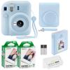 Fujifilm Instax Mini 12 Instant Camera + 20 Photo Prints + Quality Photo Value Bundle, Case, Decoration Stickers, Frames, Photo Album, (Pastel Blue) view 1