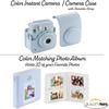 Fujifilm Instax Mini 12 Instant Camera + 20 Photo Prints + Quality Photo Value Bundle, Case, Decoration Stickers, Frames, Photo Album, (Pastel Blue) view 4