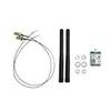 AIW-166K2, WireIess kit Module with 2 Antennas and Cables, 802.11 ax/ac/a/b/g/n (2.4GHz/5GHz/6GHz) + BT 5.2 view 1