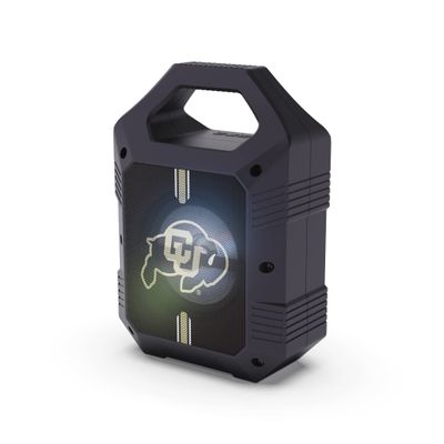 SOAR NCAA ShockBox XL LED Wireless Bluetooth Speaker, Colorado Buffaloes