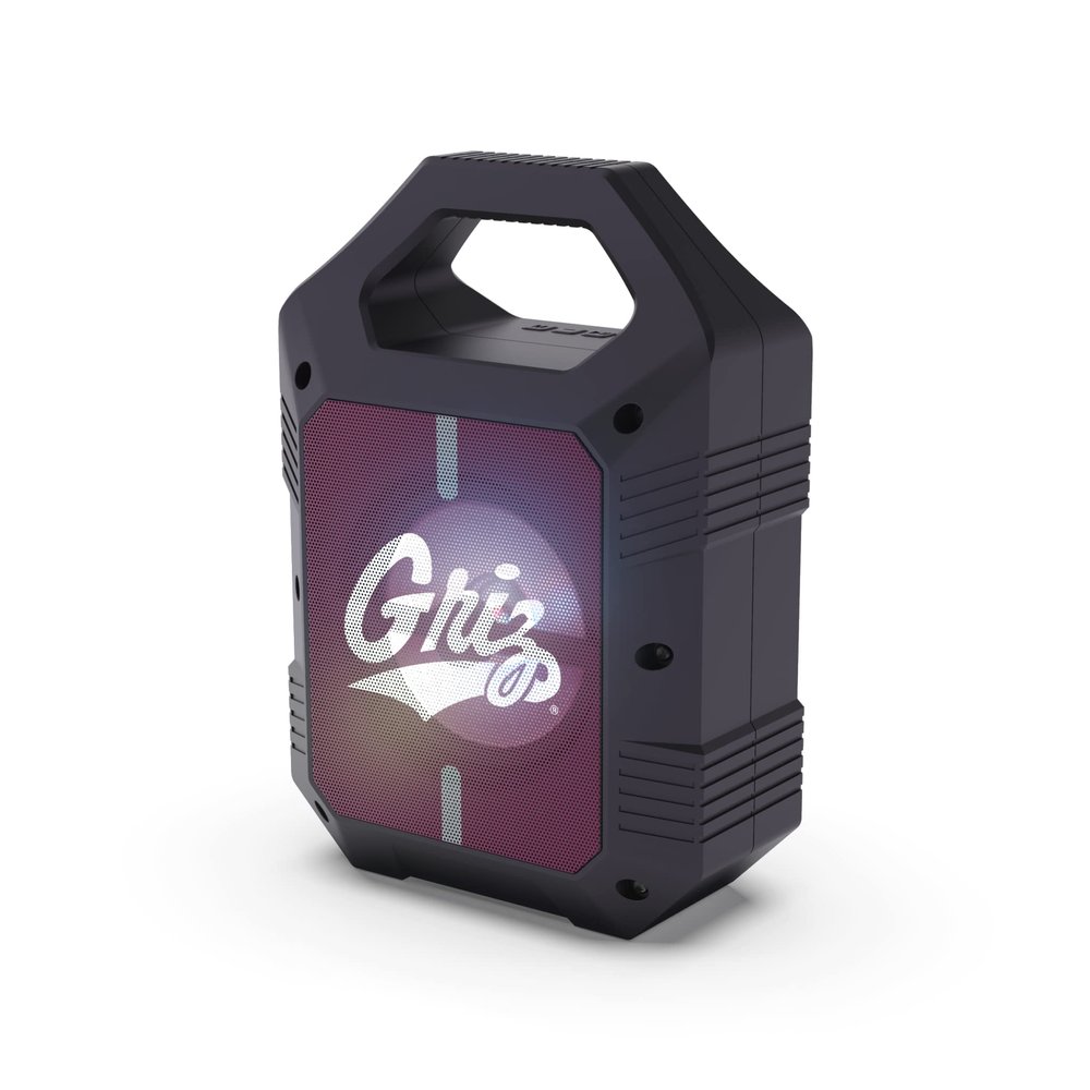 SOAR NCAA ShockBox XL LED Wireless Bluetooth Speaker, Montana Grizzlies