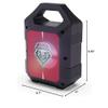 SOAR NCAA ShockBox XL LED Wireless Bluetooth Speaker, New Mexico Lobos view 4