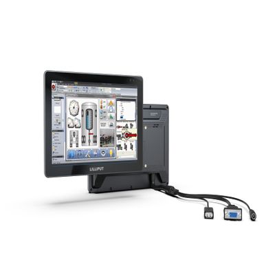 LILLIPUT FA1019/C 10.1" Non-Touch Version 1500 NITS high brightness FHD 1000:1 HDMI/VGA Supports 4K 30Hz with Flip image function for Teleprompter (FA1019H/C- IP65 rated version with HDMI input only)