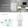 The Perfect Part WiFi Extender - WiFi Extender Signal Booster for Home with 4 Rotatable Antennas & 3 Modes, 1200Mbps Speed Dual Band Wireless Signal Booster & Repeater, Wall Mount Internet Amplifier view 2