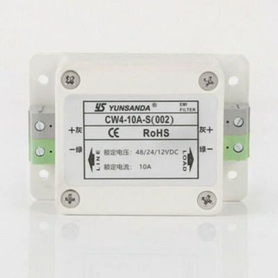 DC Power Filter 12V/24V/48V Car Anti-Interference Filter CW4-10A-S(002) 10A