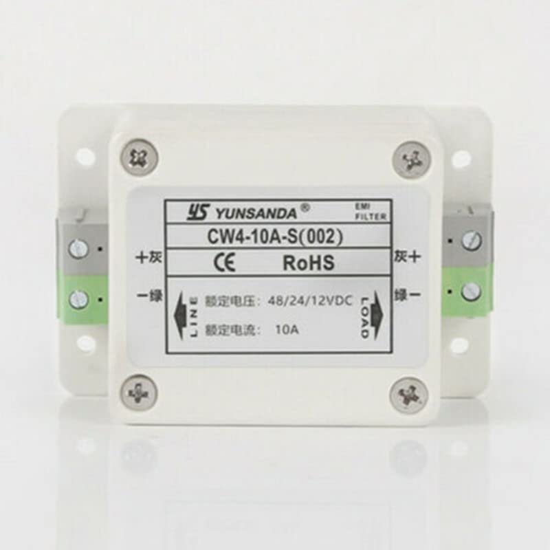 DC Power Filter 12V/24V/48V Car Anti-Interference Filter CW4-10A-S(002) 10A