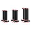 Speaker Bracket Professional Speaker Foot Stand Audio Bracket Bookshelf Desktop Tray Satellite Box Metal Wood Surround Floor Stand Speaker Stand (Size : 25x30x30cm) view 2
