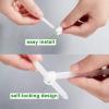 Extra long zip ties 48 inch white Large cable ties heavy duty outdoor use 250 lbs thick Nylon plastic Zipties 18 pcs view 4