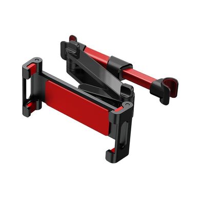 HARMOX X Telescopic Car Rear Pillow Phone Holder Car Stand Seat Back Headrest Mounting Bracket for Phone Tablet 4.7-12.9 Inch X (Color : Red)