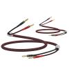 Preffair 1 Pair 13AWG HiFi Speaker Cable OFC Copper Speaker Wires with Banana Plugs Gold Plated for Speaker Audio/Video Systems(Red-Black, 8 feet) view 1