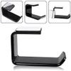 Headset Holder Headphone Stand Simple Headphone Stand Holder Hanger Hook Tape Under Desk Dual Headset Stand Mount Earphone Holder Easy to Use Headset Stand Headphone Holder (Color : Black, Size : 3p view 3