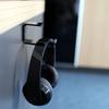 Headset Holder Headphone Stand Simple Headphone Stand Holder Hanger Hook Tape Under Desk Dual Headset Stand Mount Earphone Holder Easy to Use Headset Stand Headphone Holder (Color : Black, Size : 3p view 4